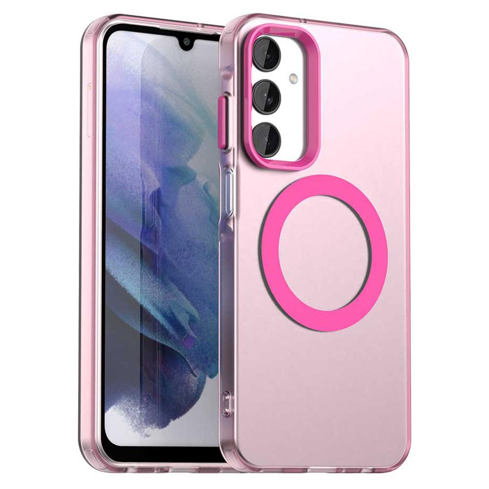 

For Samsung Galaxy A25 5G (Global) (161mm) Magnetic Case PC+TPU+PET Anti-Drop Phone Cover D