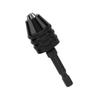 1Celsius4 Keyless Drill Chuck 0.3-6.5mm Clamping Capacity Hex Shank Adapter for   Power Drill Electric Grinder with Converter