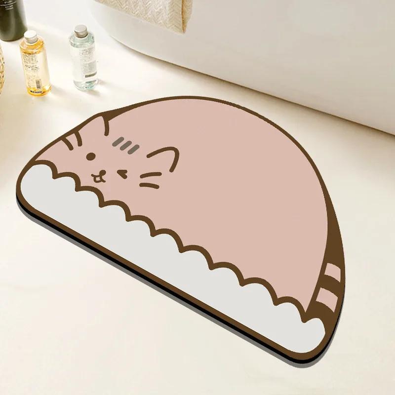 

Диатомовая грязепоглощающая напольная подстилка, противоскользящая, быстросохнущая и грязеотталкивающая подстилка для ног для входа в ванную комнату 40X60cm 15.7X23.6in