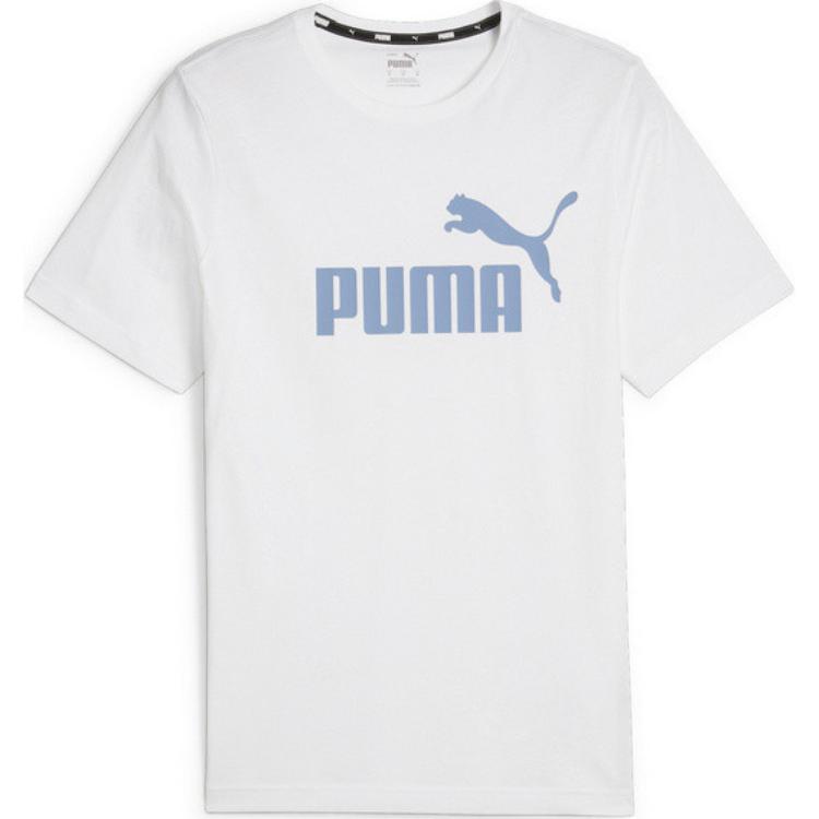 

Puma Round Neck Printed Breathable Short Sleeve T-Shirt Men Tops White 847715-35 XL