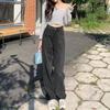 Jeans Women's Spring and Summer New High Waist Loose and Thin Wide Leg Women's Denim Trousers Supply