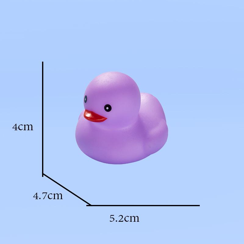 Hong Kong Edition Colorful Bath Squeak Little Yellow Duck Toy Set