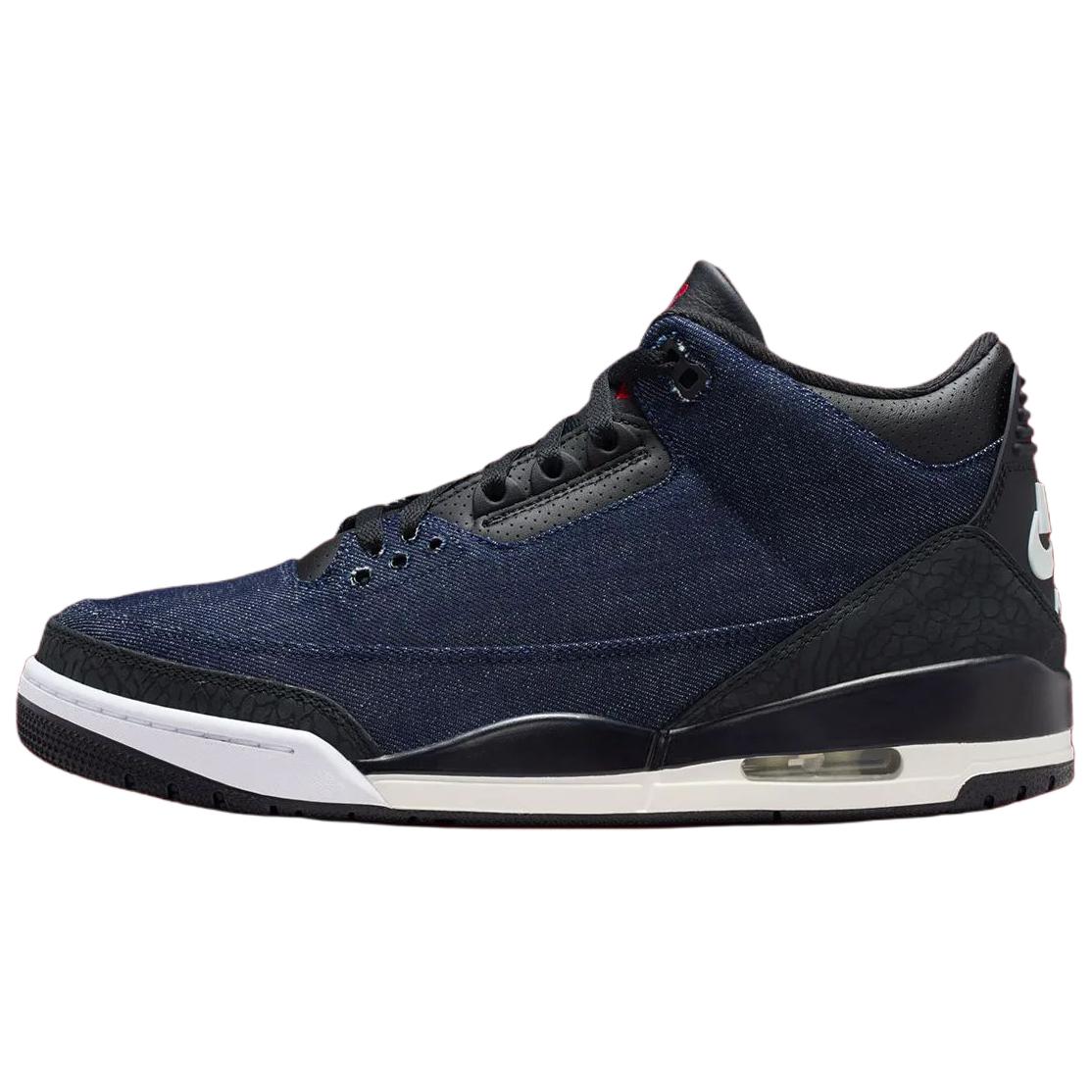 

Air Jordan 3 Retro SP Denim Blue Unisex Sneakers Black Sail IH7959-400 42.5