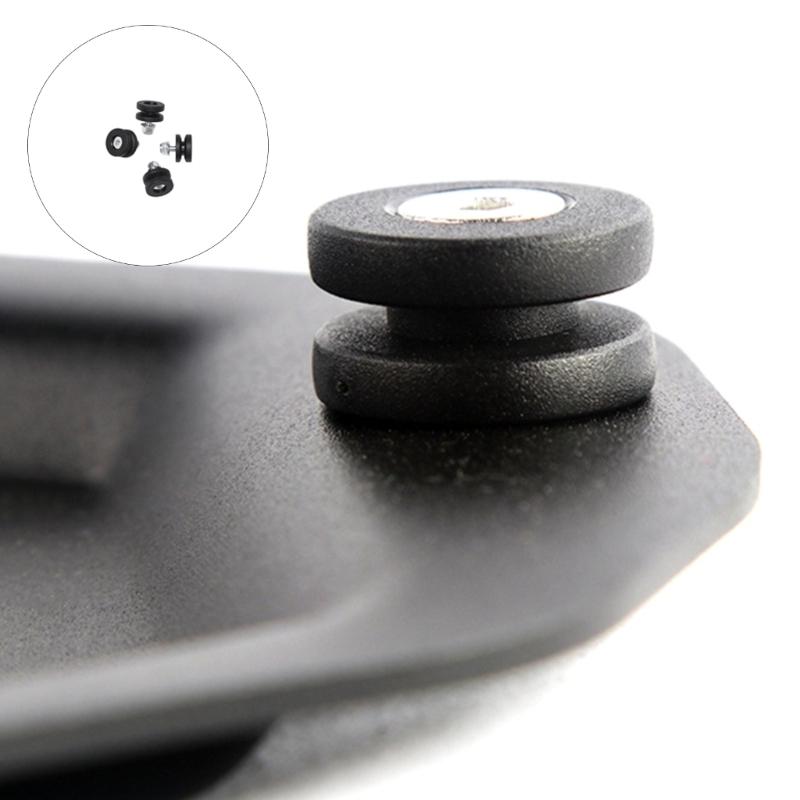 4Pcs Rubber Grommets Quick Release Base Pads Fixing Spacer for Motorcycle Trunks with Antislip Design