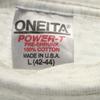 ONEITA 90s Made In USA Old Copyright College Print Long Sleeve Single Stitch T-shirt Men's Used