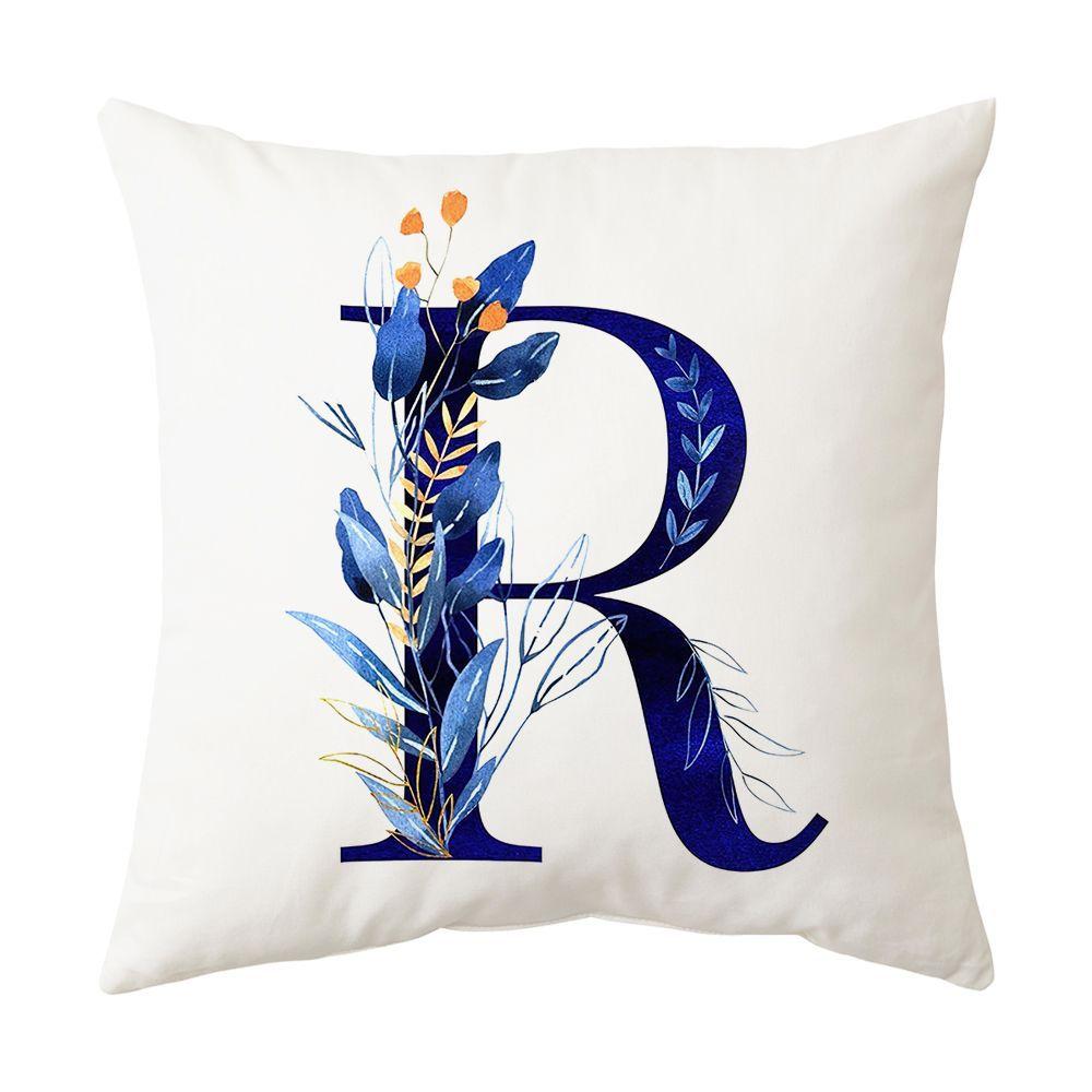 1pcs Creative LED Light Alphabet Series Cushion Cover Simple Home Sofa Valentine’s Day Decorative Throw Pillowcase
