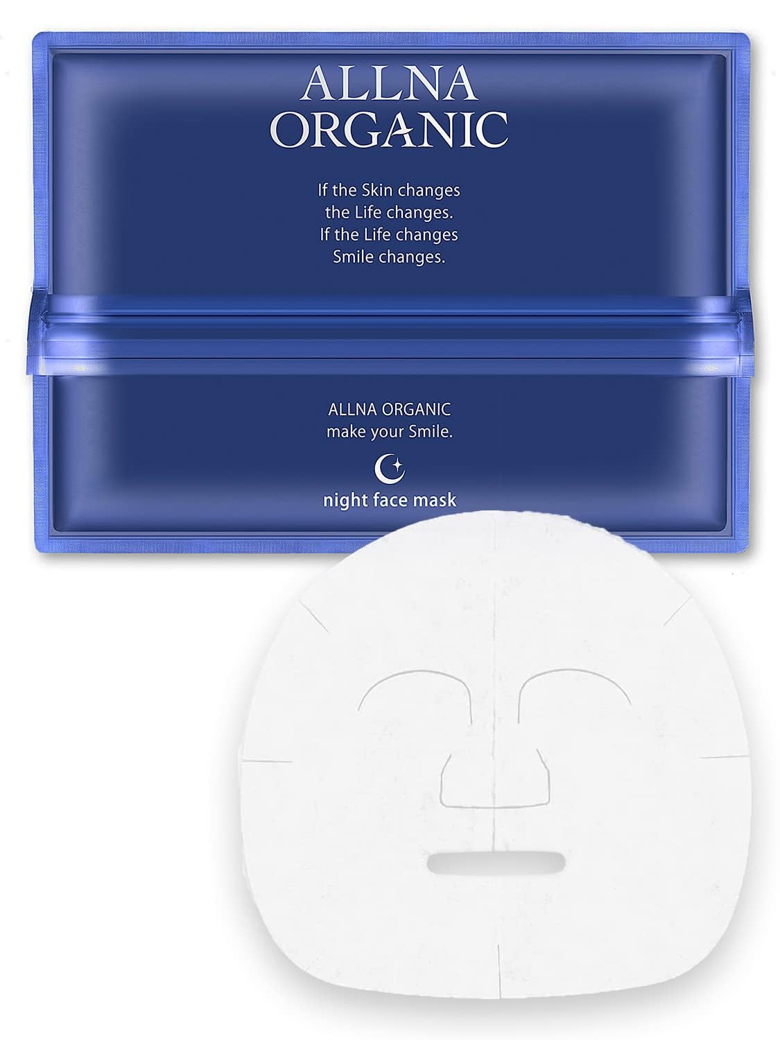 

Orna Organic Face Face 30 Pore Moisturizing Pack, Additive-Free, Pack, Sheets, Care, (Night Use, Cica)