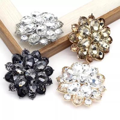 1Pcs New Metal Buttons for Overcoat Clothing Alloy Rhinestones Duckbill Button Sewing Handwork Fur Suede Coat Spot