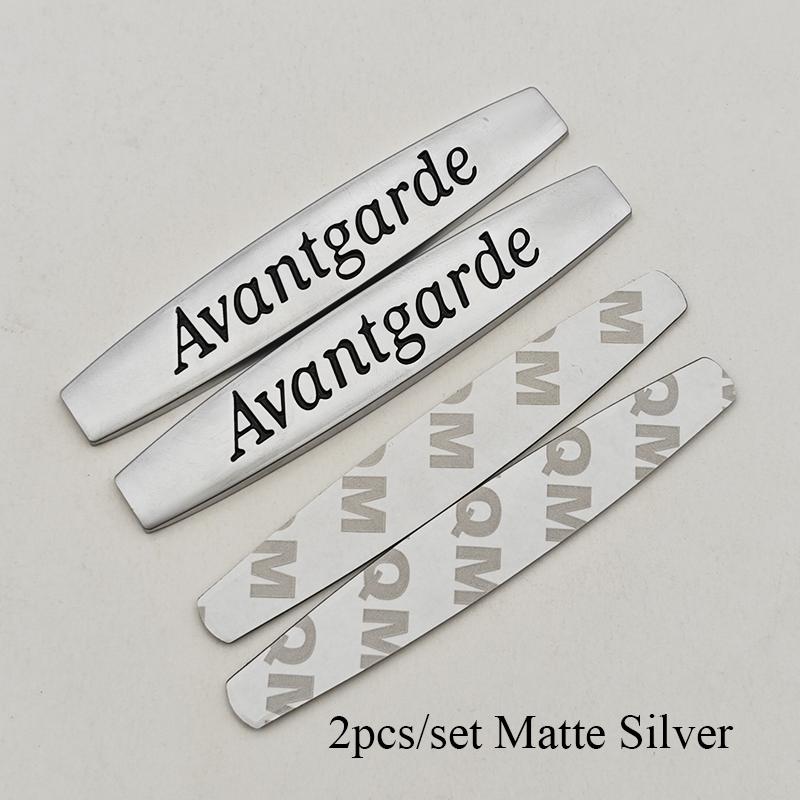 3D Metal Car Sticker Logo Avantgarde Emblem Fender Side Badge For Mercedes benz W210 W211 W203 W204 W205 W212 W213 Accessories