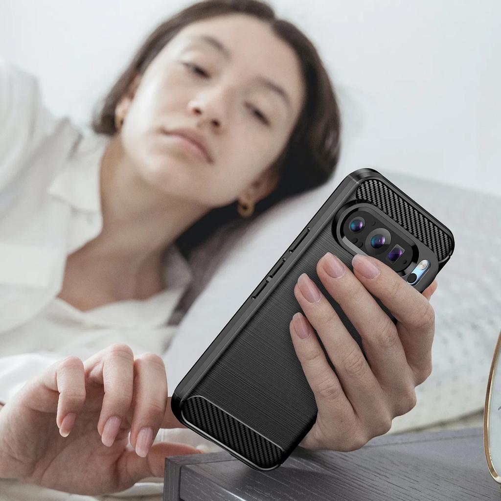 Phone Case For Google Pixel 9 ,flexible Tpu Fiber Protective Cover For Google Pixel 9