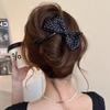 Elegant Dot Bow Hair Clips for Girls Satin Twist Hairpins Hairgrip Korea Back of Headwear Barrettes Women Hair Accessories