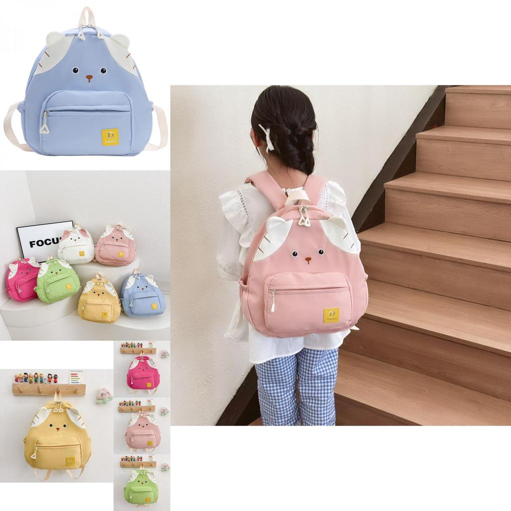 Cute Korean Style Kids Backpack With Colorful Design Nylon And Gender Neutral