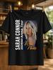Diseño de Tour por Arenas de Sarah Connor 2026 Con Retrato Rubio y Guion Wilde Nachte Concierto Nocturno Camiseta Unisex