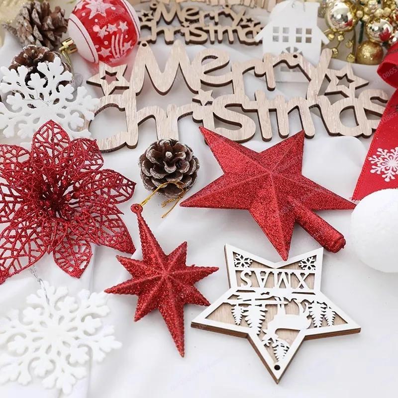 Y 45/60/120 Christmas Tree Pendant Ornaments DIY Accessories Pack Christmas Set Christmas Decorations