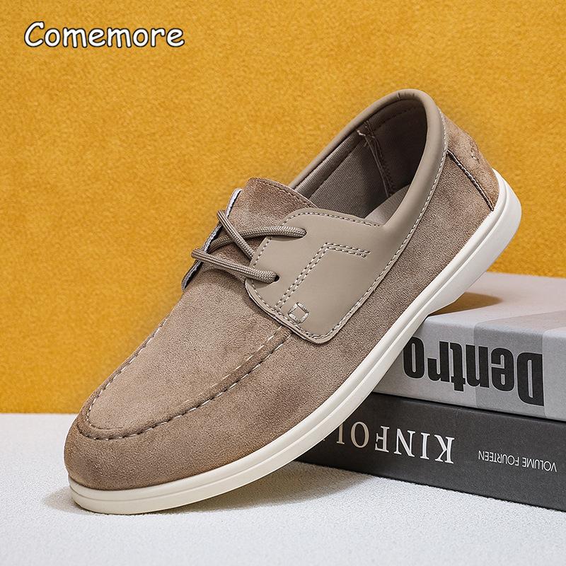 Fashion 2025 Autumn Men's Leather Casual Shoes Slip on Round Toe Large Size 39-45 Mocasines De Hombre Comfortable Shoes for Man Loafers