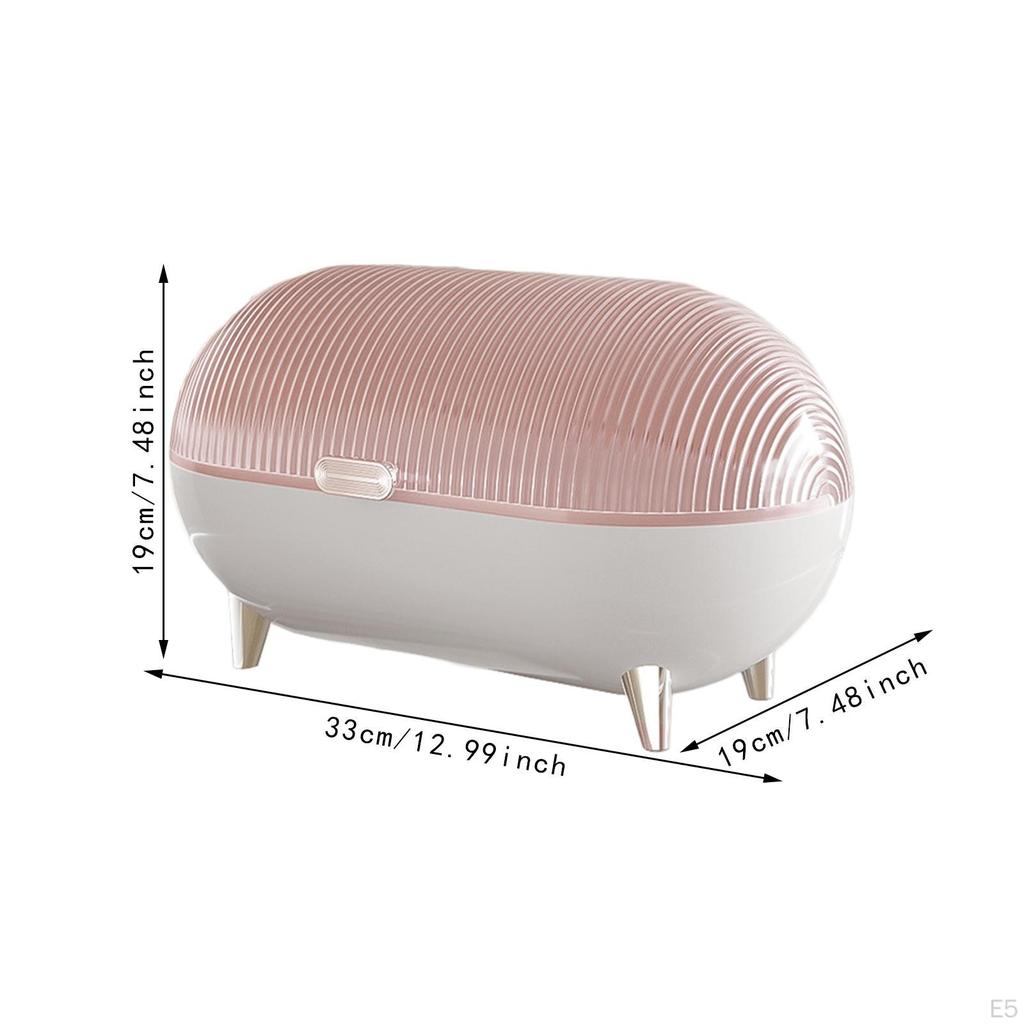 Desktop Storage Box Desk Organizer Candy Dish Entryway Catchall Holder Clear Key Jewelry Tray
