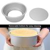 Anodized Aluminum Alloy Removable Bottom Cake Mold Round Shape Cake Mold DIY Baking Accessories