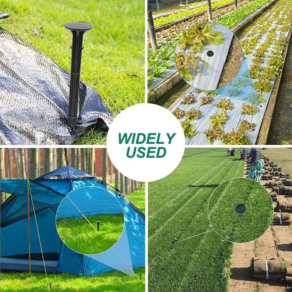 Material de acoperire pentru aprovizionarea grădinii, țăruși de fixare, fixare peisaj, țăruși de grădină fixați, cuie de sol din plastic