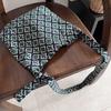 Niche Design 2024 New Retro Green Diamond-checked Corkwick Flannel Bag Women's Cross-body Shoulder Large Capacity