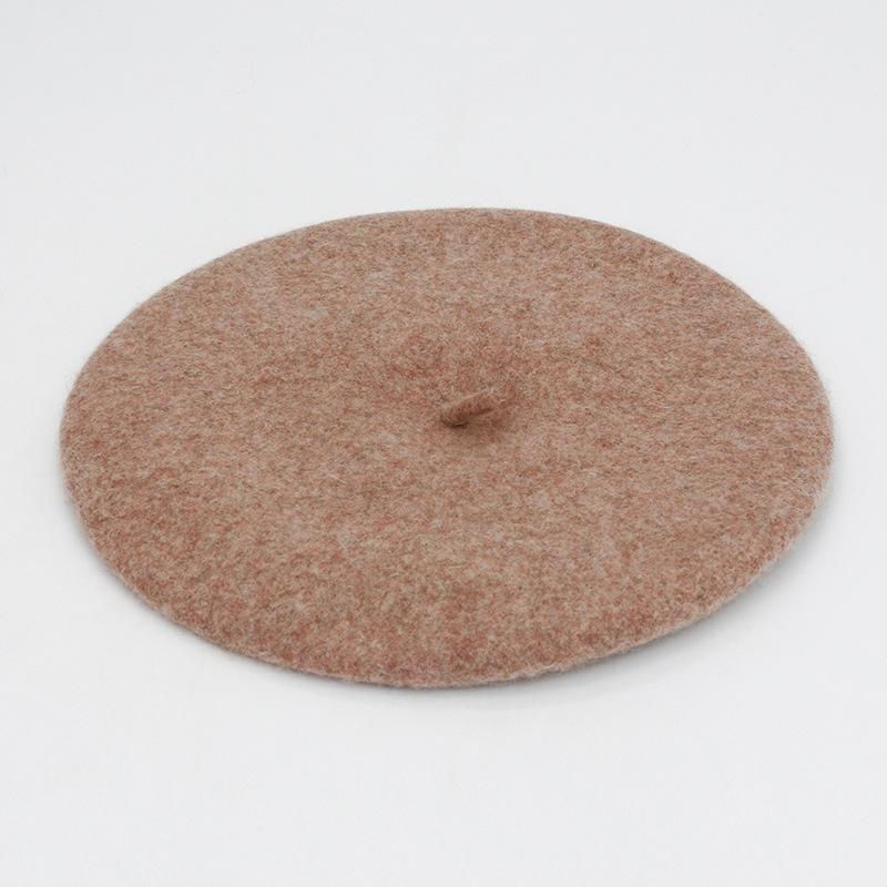 

Women s Warm Wool Beret - Casual Versatile British Retro Painter Hat for Autumn/Winter M (56-58cm)