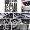 SENSHINE Cup Holder Ert For Toyota Sienna Accessories 2024    Center Console Liner Door Pocket Non-Slip Anti Dust Pad Premium Interior 25Pcs Set