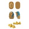 12X Ancient Egypt Figures Novelty High Simulation Small Statues Early Educational Toy Mummy Case Thoth Hieroglyph
