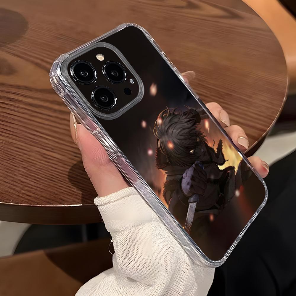 Anime Vinland Saga Phone Case For IPhone 15 Pro Max 16 Pro Max 14 13 11 12 Mini Xs X Xr 7 8 Plus Se Transparent Cover