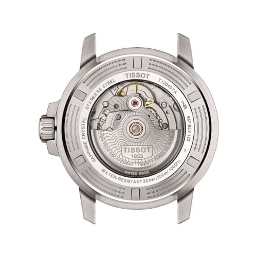 Tissot Seastar 1000 Automatic Watch with Bracelet, Officially Imported, Men's, T1204071109101, Green Dial