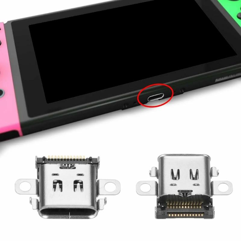 Durable Reliable Charging Socket Charger Repair Tool Kit Suitable for NS/NS Lite/NS OLED Gaming Console Easy To Install