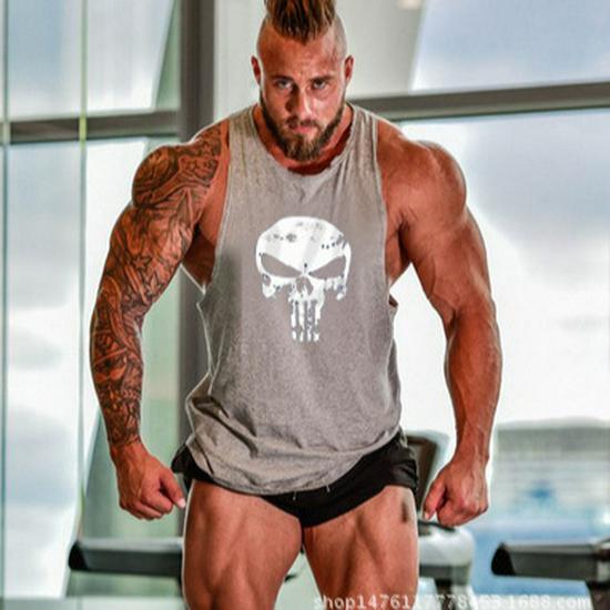 Men's Cotton Sleeveless Gym Training Vest