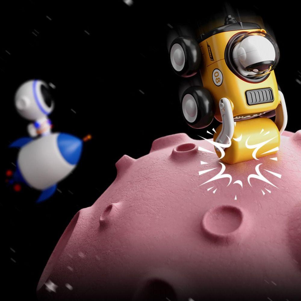 Excavator Childrens Cartoon Toy Car Bulldozer Whistle Astronaut Inertial Car  Summer Beach