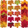 Pack Of 50 Realistic 8CM Multicolor Artificial Maple Leaves For Fall Decor And DIY Craft Projects