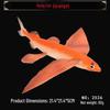 Large Realistic Flying Fish Model Toy for Children's Science Education