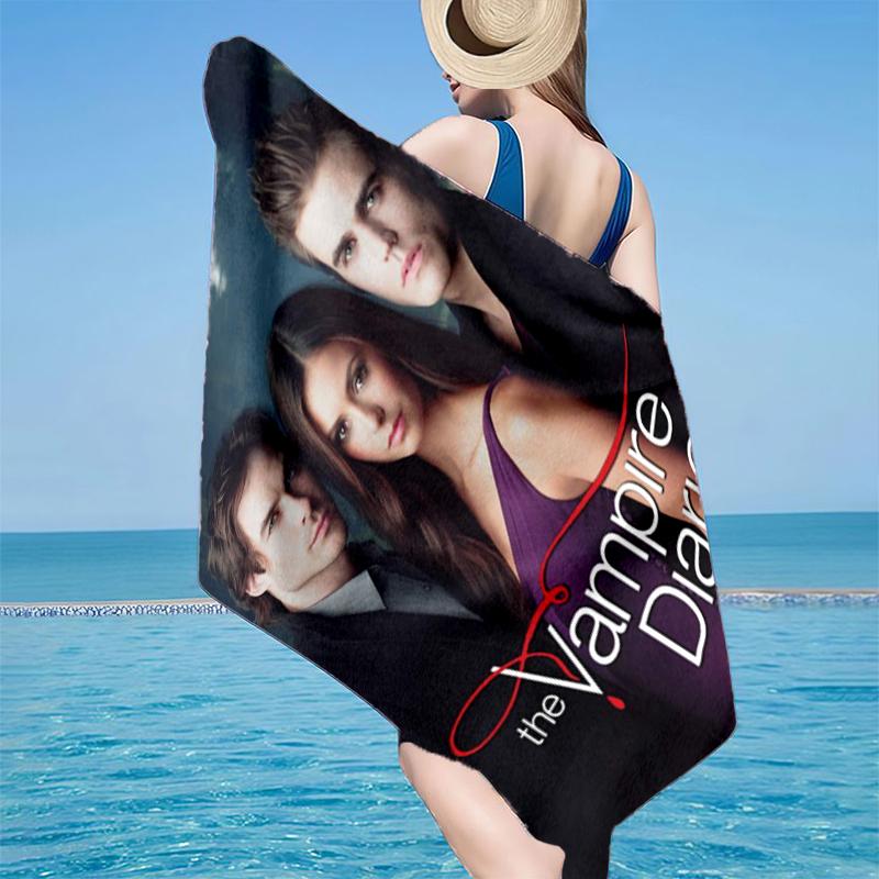 Vampire movies Beach Towel, Super Soft Microfiber, Gift for Her/Him, Birthday, for Pool, Beach, Travel, Home Decor Fan gifts