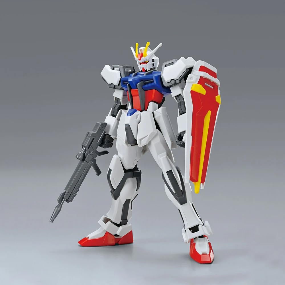 BANDAI SPIRITS ENTRY GRADE Mobile Suit Gundam SEED Strike Gundam Scale Plastic Model Kit 1/144 Pre-colored