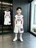 Boys' 2026 Summer Sportswear Set: Sleeveless Two-Piece Outfit for Kids