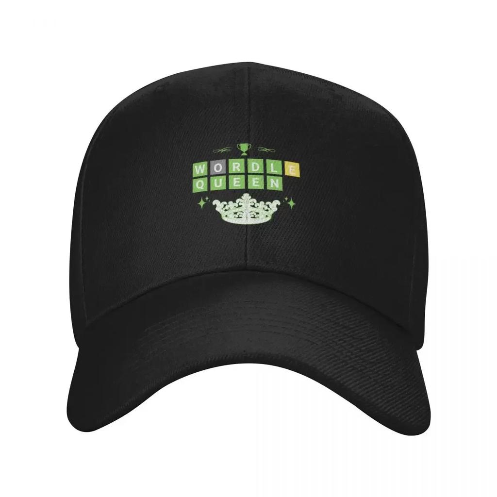 Wordle Queen Baseball Cap sun caps Sunhat funny hat Unisexs Caps Women's