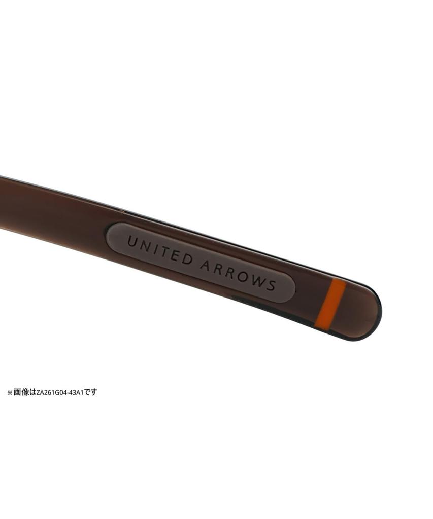 sunglasses UNITED Features polarized thick stylish UV suitable for men and ideal for [Zoff] Boston-style (Brown (Demi pattern) ZA261G04_49A1) ARROWS.
