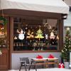 Christmas Tree Decorations, Electrostatic Glass Stickers, Festive Snowman and Reindeer Scene Decoration, Event Stickers