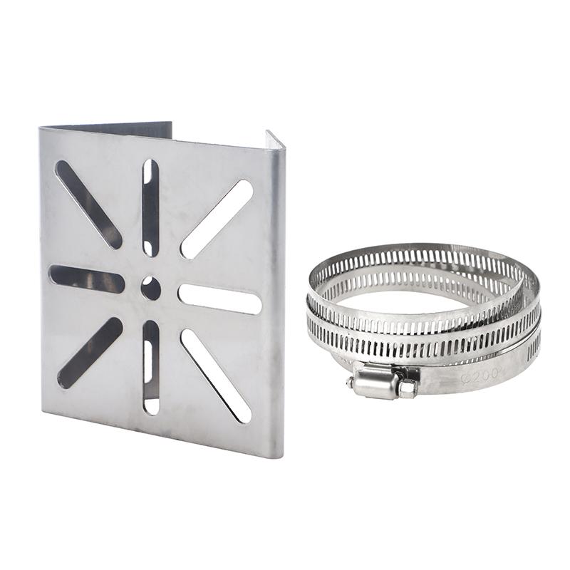 

1 Комплект Для Наружного Мониторинга Столба Универсальная Переходная Пластина 100/200 мм Длинный Хомут с Панелью Крепления Камеры из Нержавеющей Стали with 3pcs 200mm Hoop