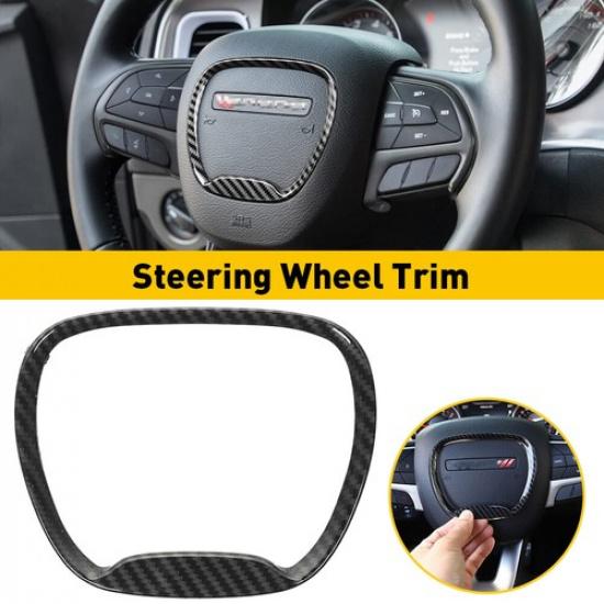 Steering Wheel Trim Cover For Dodge Challenger Charger 2015+ Durango Accessories