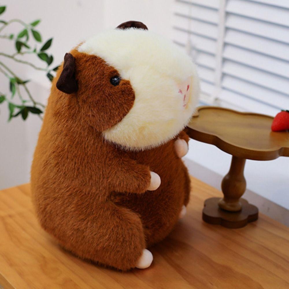 Cartoon Capybara Plush Toy Simulation Capibara Fluffty Doll  Birthday Gift