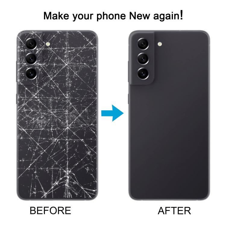 Dla Samsung Galaxy S21 FE SM-G990B Tylna klapka z osłoną obiektywu aparatu