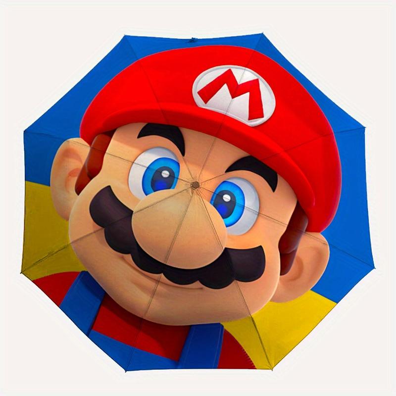 

1pc Mario Game Windproof Automatic Cute Windproof Umbrella, Lightweight for Women/Men, Perfect Christmas Gift 0811203