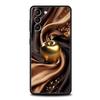 Happy Black Apple Phone Case Cover for Samsung Galaxy S26 S25 S24 S23 S22 S20 S21 FE Ultra S25 Edge Plus 5G Soft TPU Shell Capas