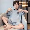 Boys Cotton Short Sleeve Pajama Set Lightweight Sleepwear Kids 8 Years Cartoon Print Home Outfit
