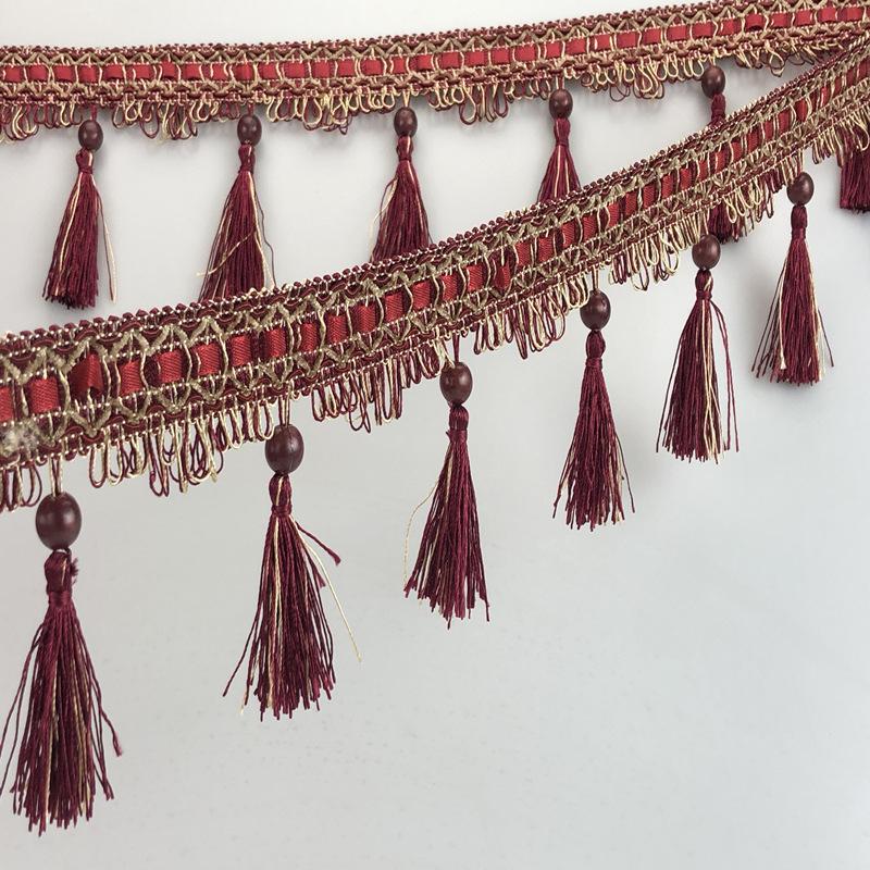 11.5 Meter Curtain Tassel Fringe Edging Lace Trim Garment Curtain Cushion Decor Sewing Accessories DIY Upholstery Crafts
