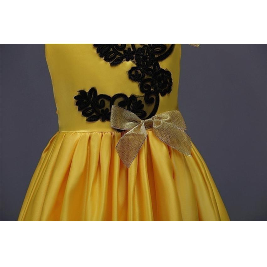 Buy Fashion Girls Kids Embroider Party Dress Children Evening