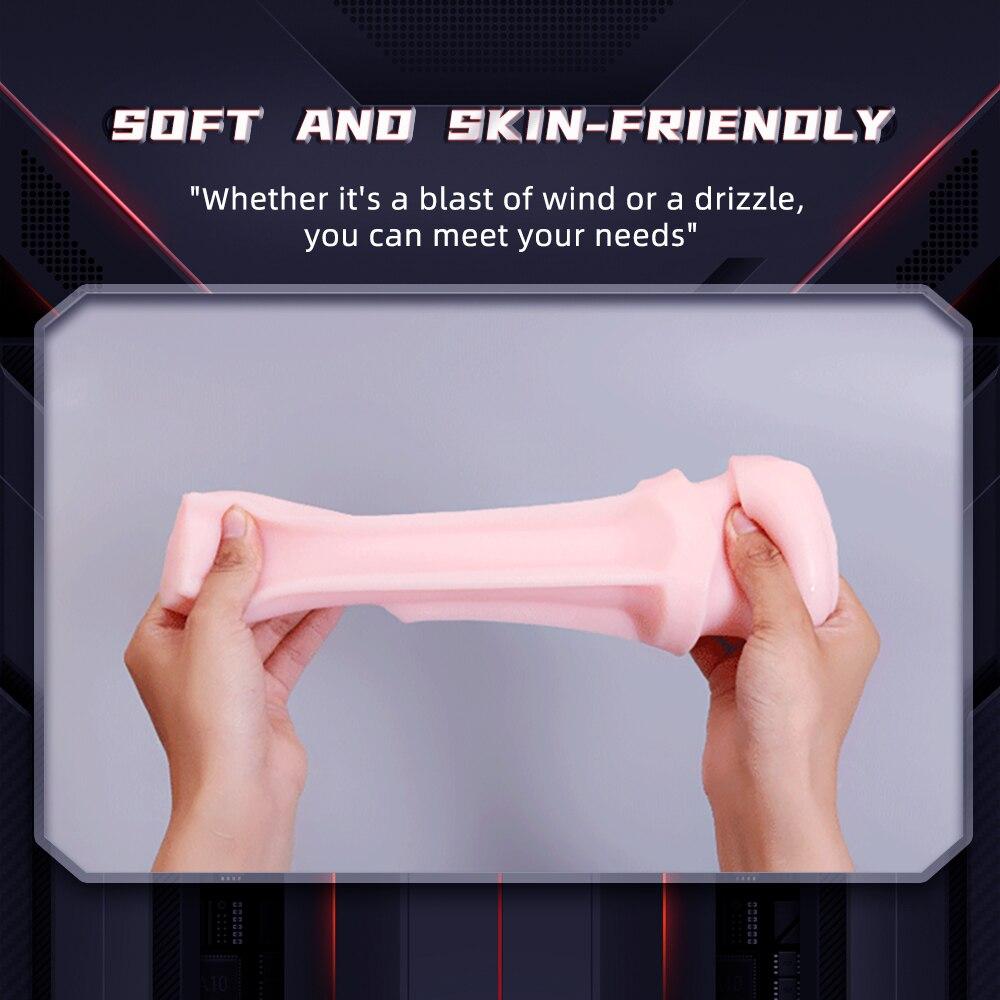 2025 New Masturbator Cup for Men 18+ Pocket Pussy Silicone Vagina Anus Sex Toys Male Endurance Exercise Vacuum Masturbation Adult Goods