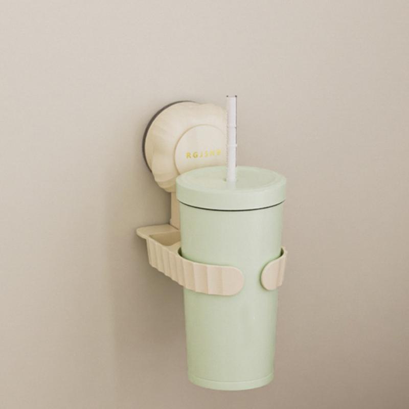 Sugkopp Mugghållare Bärbar Anti-tipp Sovrum Mugg Fixeringsklämma Multifunktionella Mjölkte Kaffe Mugghållare